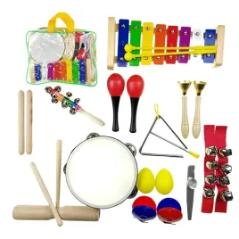 drewniane-instrumenty-muzyczne-dla-dzieci-w-plecaku-grzechotka-dzwonki