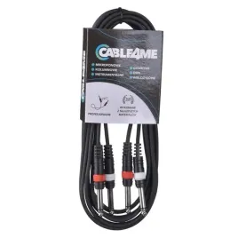 kabel-przewod-audio-2x-jack-mono-63mm-2x-jack-mono-63-3-metry-cable4me