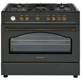 kuchnia-gazowa-retro-90-cm-ravanson-kwge-90ar-czarna-5-palnikow-wok
