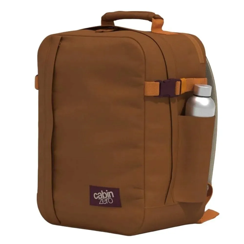 plecak-do-samolotu-cabinzero-classic-tech-28l-cz33-cinnamon-stan-nowy