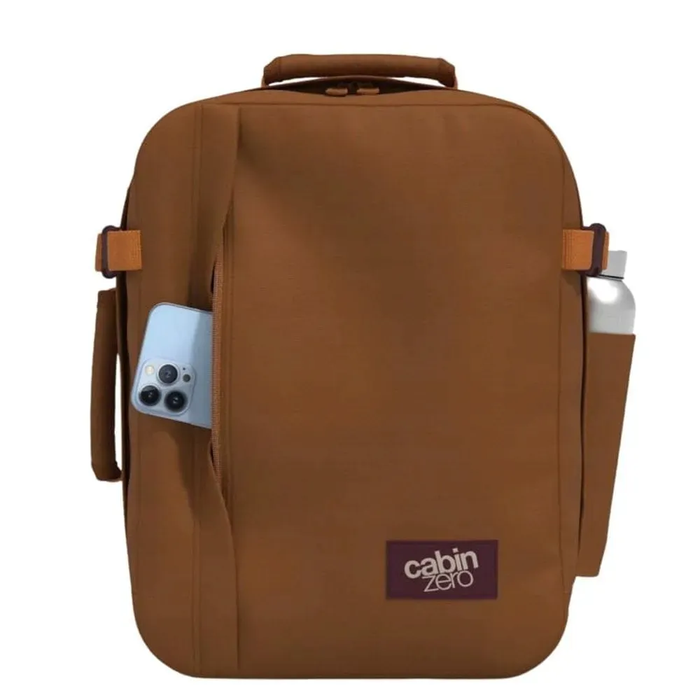plecak-do-samolotu-cabinzero-classic-tech-28l-cz33-cinnamon