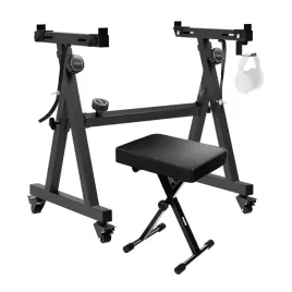 statyw-pod-keyboard-z-kolkami-skladana-lawa-do-pianina-regulowana-51-cm