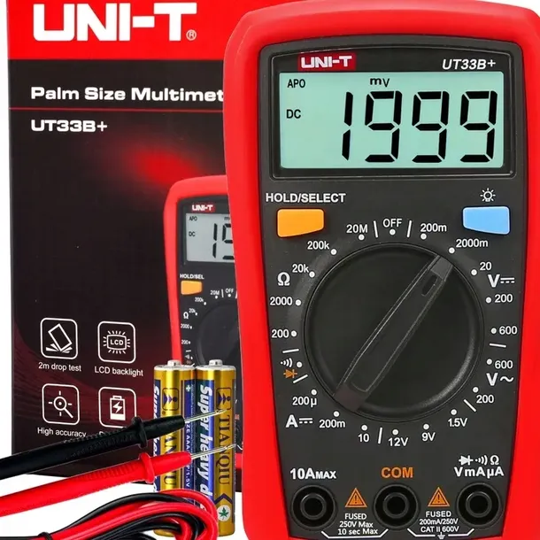 uni-t-ut33b-multimetr-do-domu-samochodu-auta-test-baterii-2x-aaa-typ-reczny