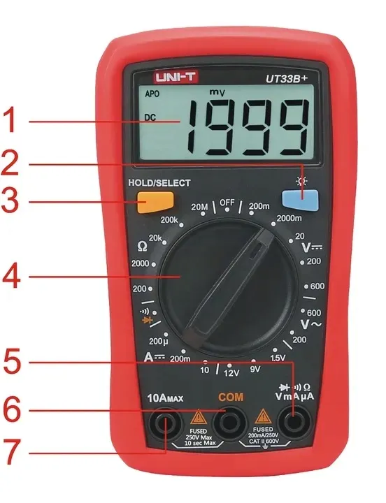 uni-t-ut33b-multimetr-do-domu-samochodu-auta-test-baterii-2x-aaa