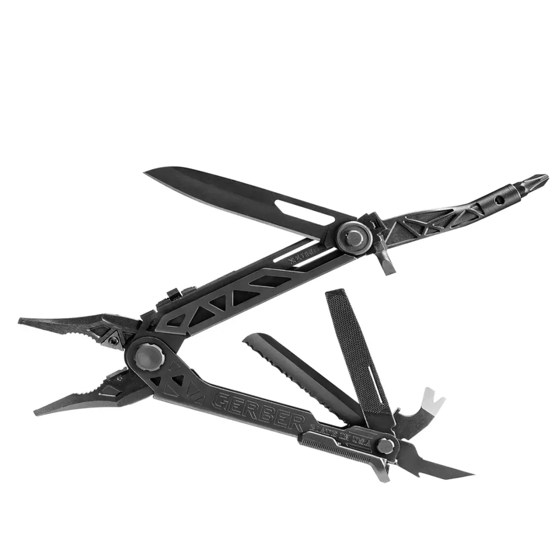 multitool-z-bitami-gerber-center-drive-with-bit-set-czarny