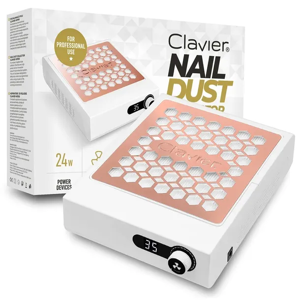 Profesjonalny Pochłaniacz Pyłu Kasetowy 24W Manicure Hybryda Filtr V8700