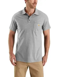 koszulka-meska-polo-carhartt-force-midweight-pocket-heather-grey-l