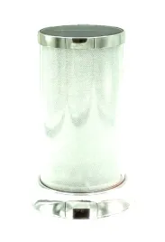 znicz-lampion-solarny-srebrny-bialy-tuba-glamour-zimny-swiatlo-16-cm