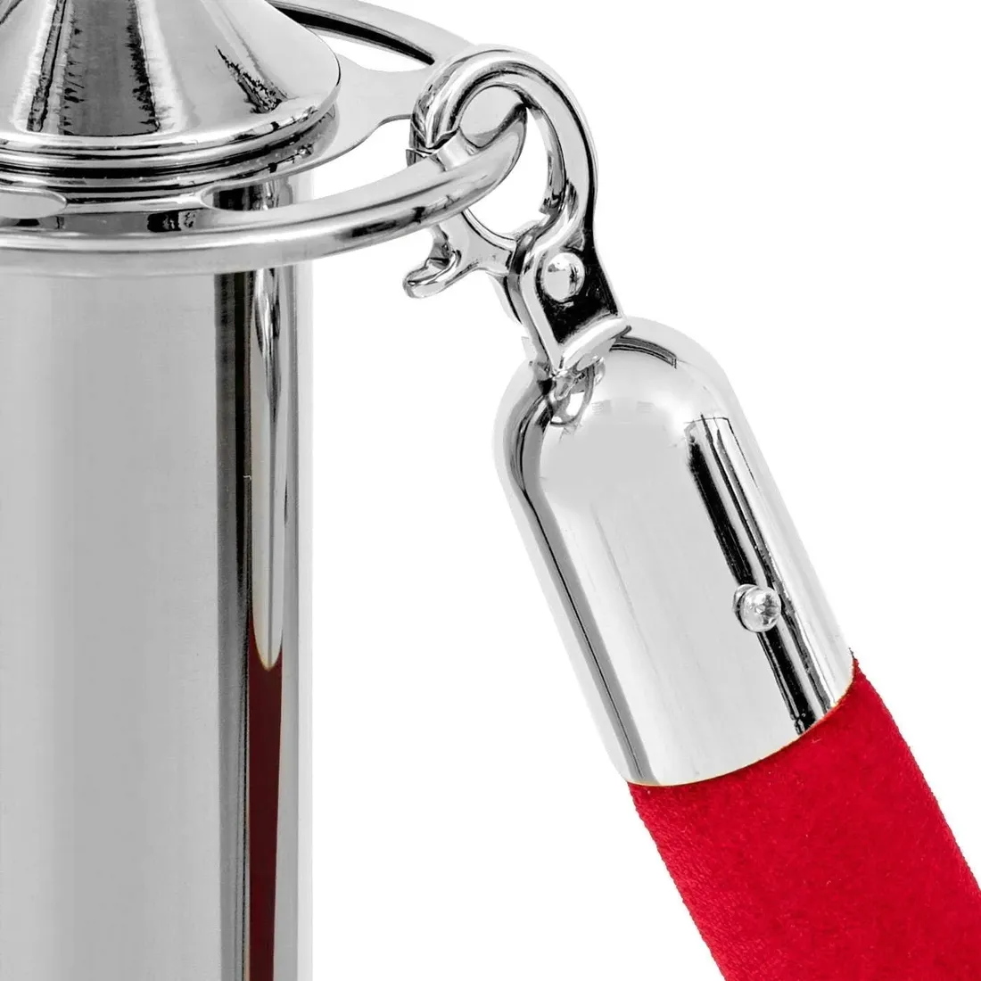 border-welurowy-czerwony-klamra-chrome