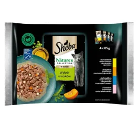 sheba-nature-s-mokra-karma-dla-kota-wybor-smakow-w-sosie-saszetki-4x-85g