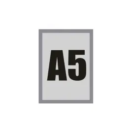 ramka-plakatowa-magnetyczna-a5-srebrna
