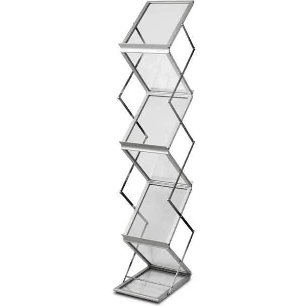STOJAK NA ULOTKI Z-SHAPE DWUSTRONNY + TORBA