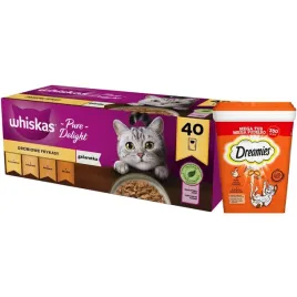 zestaw-whiskas-drobiowe-frykasy-w-galaretce-40x-85g-dreamies-350g