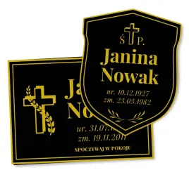 tabliczka-nagrobna-grob-krzyz-grawer-zloty-czarny