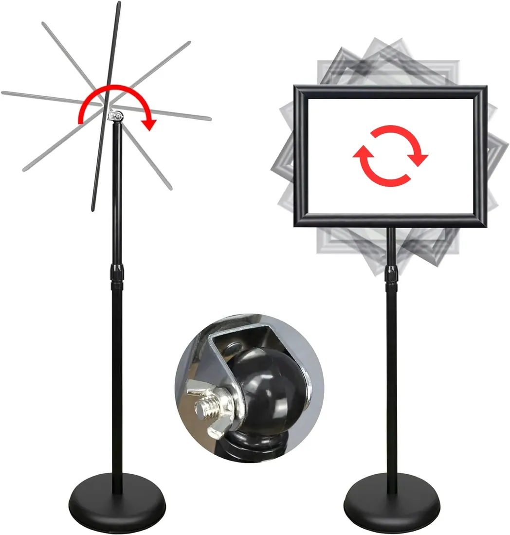 stojak-menuboard-a4-czarny-stan-nowy