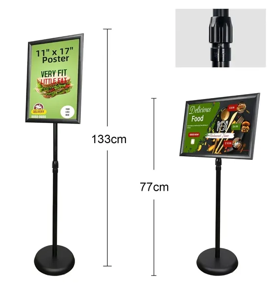 stojak-menuboard-a4-czarny-wysokosc-produktu-133-cm