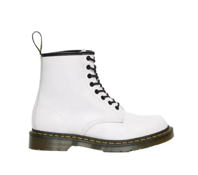 Buty Glany Damskie Dr. Martens - 1460 Smooth Leather Lace Up Boots WHITE 36