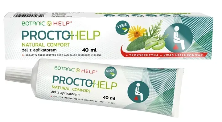 ProctoHELP Natural Comfort Żel na hemoroidy 40 ml