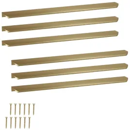 uchwyt-meblowy-krawedziowy-nowoczesny-aluminium-zloty-mat-436-mm-6-sztuk