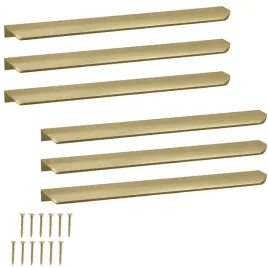 uchwyt-meblowy-krawedziowy-nowoczesny-aluminium-zloty-mat-340-mm-6-sztuk