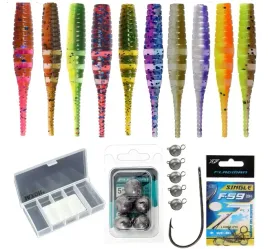 select-javik-5-cm-pelny-zestaw-pudelko-haczyki-czeburaszki-tanta