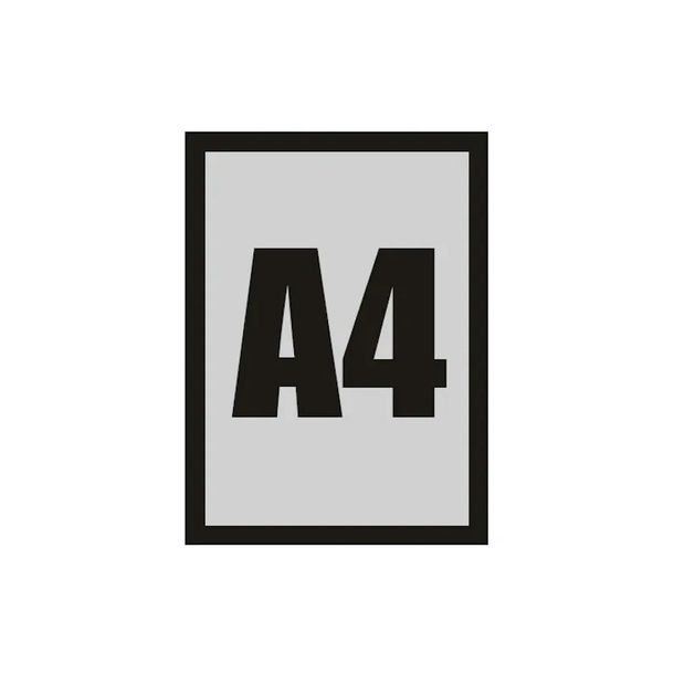 Ramka Plakatowa Magnetyczna A4 czarna