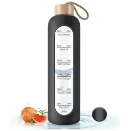 motywacyjna-butelka-do-picia-wody-1l-czarna-szklany-bidon-z-miarka