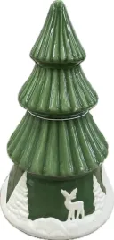 choinka-ozdobna-figurka-ceramiczna-16cm-na-swieta-prezent-zima-zielona