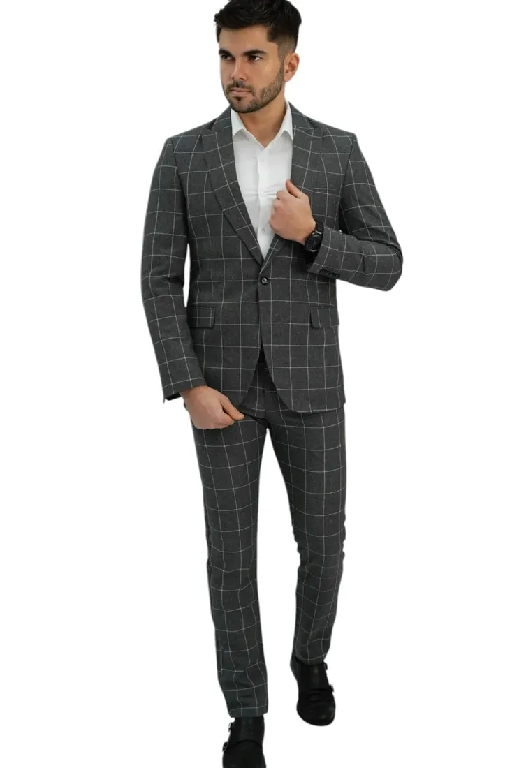 garnitur-komplet-meski-grafit-krata-slim-fit-wizytowa-elegancka-r-52-34-l-stan-nowy