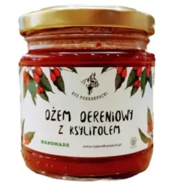 dzem-dereniowy-bez-cukru-z-ksylitolem-rys-podkarpacki-185g