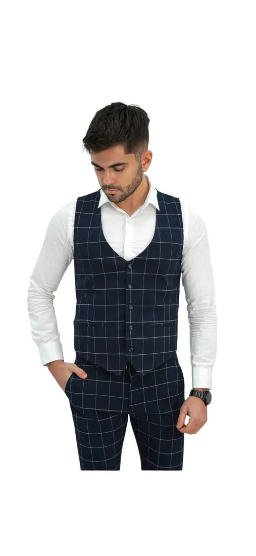 garnitur-meski-granatowy-komplet-w-krate-roz-52-33-l-stan-nowy