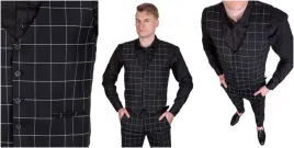 kamizelka-spodnie-komplet-czarny-biala-rozm-34-xl