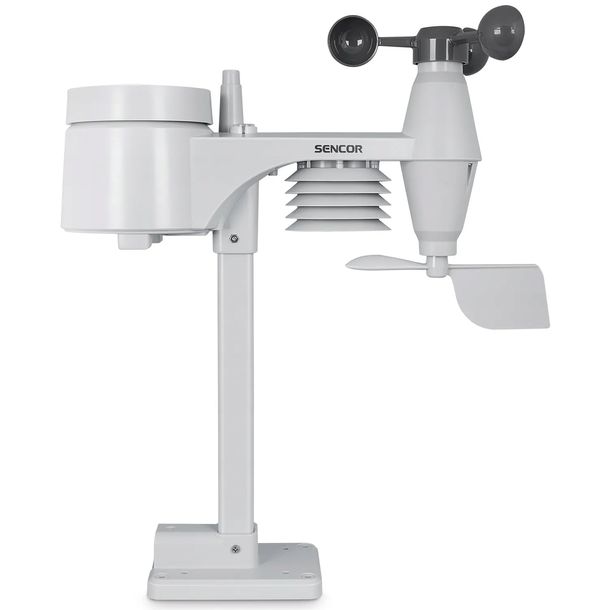 SENCOR SWS9700 profesjonalna stacja pogodowa 5w1 wiatromierz deszcz 5w1