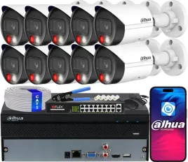 zestaw-monitoringu-10x-ipc-hfw2649s-s-il-6mp-dahua-wizsense-ir30-dual-light