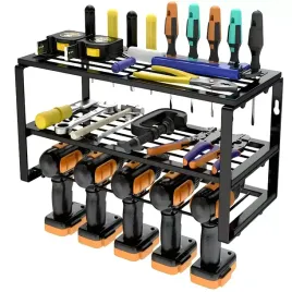 regal-garazowy-scienny-na-elektronarzedzia-organizer-z-wieszakiem