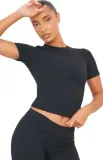 prettylittlething-top-sportowy-czarny-basic-38-eks