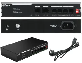 switch-poe-dahua-sf1006lp-6-portowy-4x-poe-36w-do-kamer-i-wideodomofonow