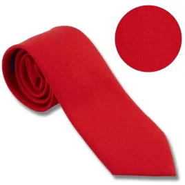 krawat-meski-elegancki-klasyczny-matowy-czerwony-prezent-gladki