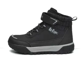 buty-zimowe-dzieciece-lee-cooper-ocieplane-polar-na-rzep-czarne-za-kostke