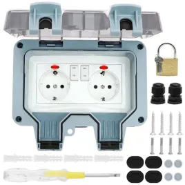 podwojne-gniazdo-zewnetrzne-elektryczne-ogrodowe-wodoszczelne-230v-ip66