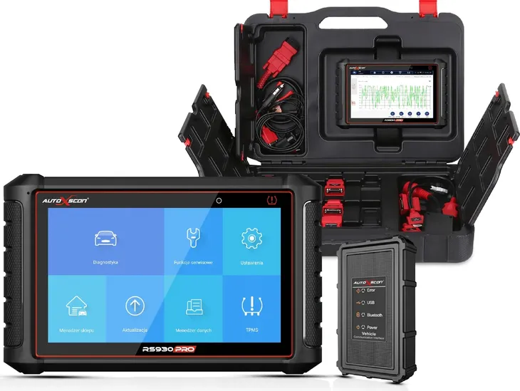 TESTER DIAGNOSTYCZNY + TPMS AUTOXSCAN RS930PRO 4 CZUJNIKI TPMS PL