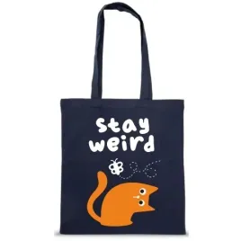 torba-bawelniana-kot-stay-weird-smieszny-gadzet-prezent-na-swieta