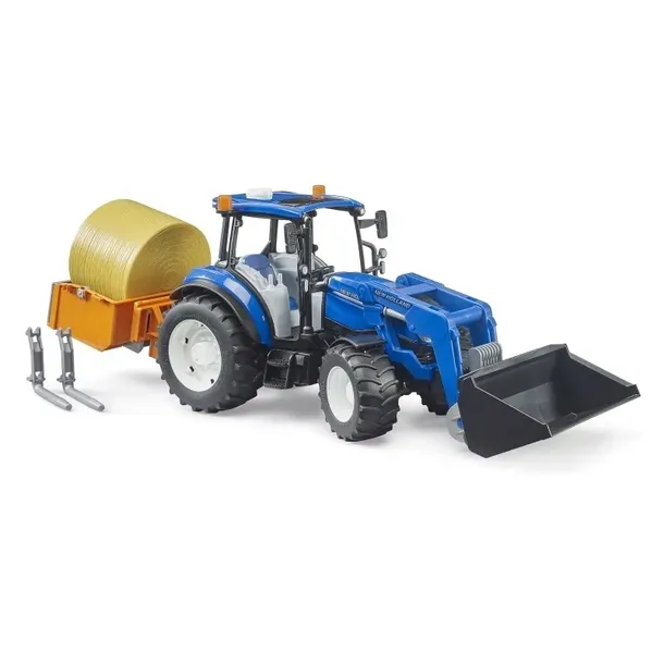 Bruder 02187 Traktor New Holland TS.120 z ładowaczem i akcesoriami