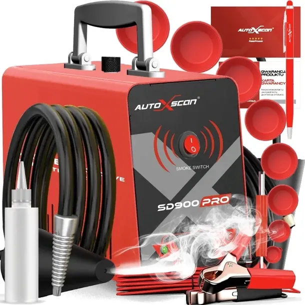GENERATOR DYMU SD900 PRO TESTER SZCZELNOŚCI ZADYMA + Zestaw KORKOW GRATIS!!