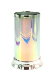 znicz-lampion-solarny-srebrny-opal-tuba-glamour-cieply-swiatlo-16-cm