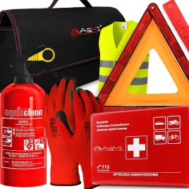 gasnica-1kg-apteczka-kamizelka-torba-trojkat-ostrzegawczy-rekawice-zestaw