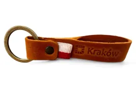 ekskluzywny-brelok-skorzany-z-napisem-krakow-i-flaga-polski-zolty