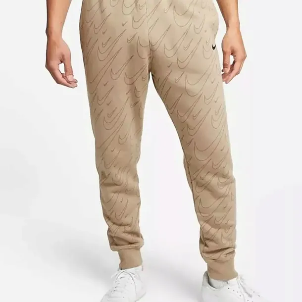 Y9386 Spodnie Męskie Nike Sportswear All Over Swoosh Fleece Joggers XXL