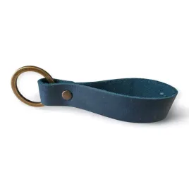 niebieski-brelok-skorzany-do-kluczy-10-cm-skora-naturalna