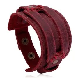 bransoletka-skorzana-szeroka-retro-czerwony-unisex-25cm